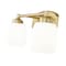 Z-Lite Kendrick 2 Light Vanity, 14.5in. W x 8.5in. H, Luxe Gold 745-2V-LG - alternate 7